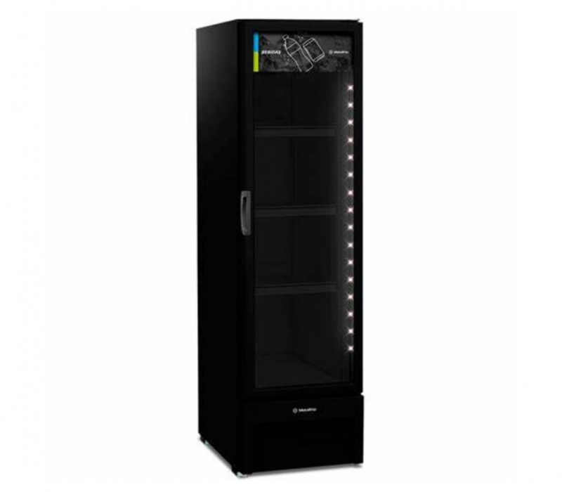 Refrigerador Expositor Vertical Metalfrio 343 Litros All Black VB28R 220V