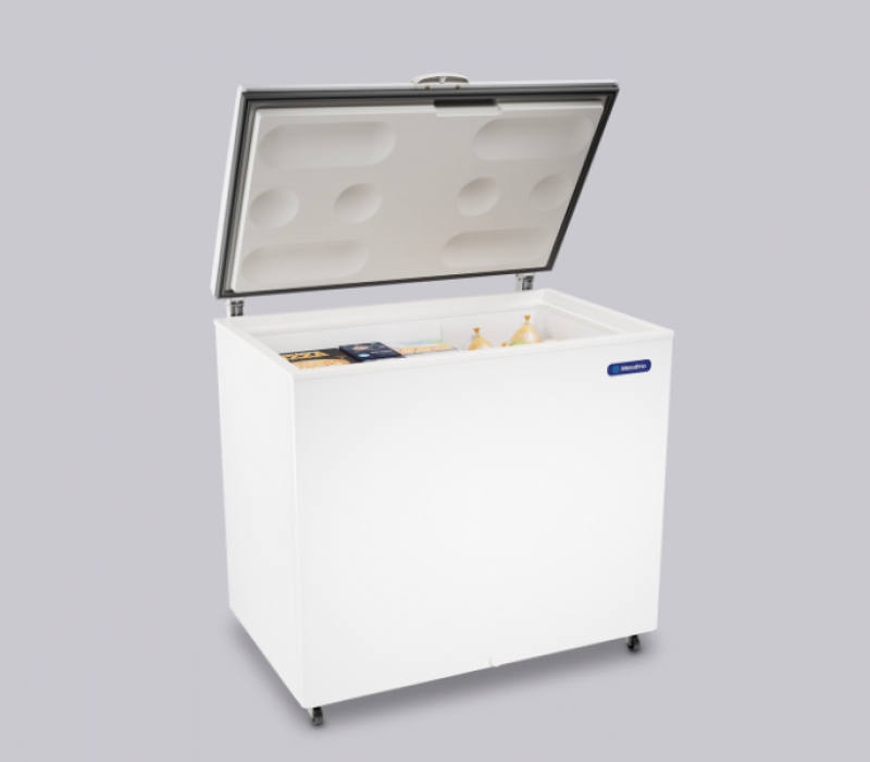 Freezer e Refrigerador Horizontal, 1 tampa - 293L - Metalfrio