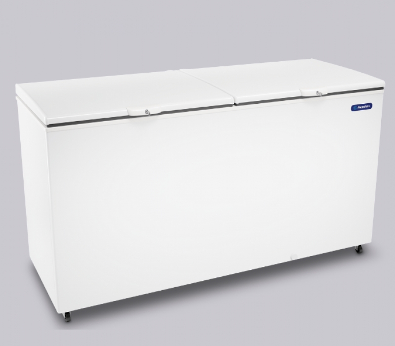 Freezer e Refrigerador Horizontal, 2 tampas - 546L - Metalfrio