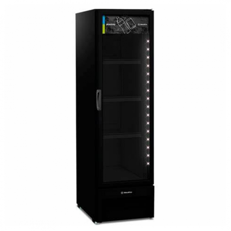 Refrigerador Expositor Vertical Metalfrio 343 Litros All Black VB28R 220V